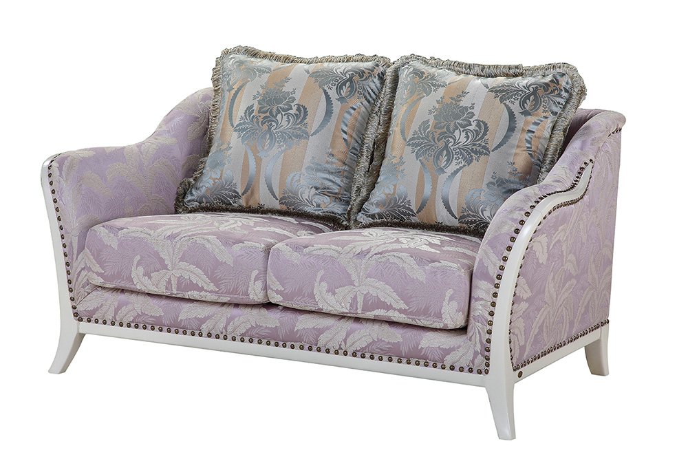 Купить Диван Пульсанте двухместный Carpenter 309 (слоновая кость), ткань Golden-Time III (Athens-Iris) fabric