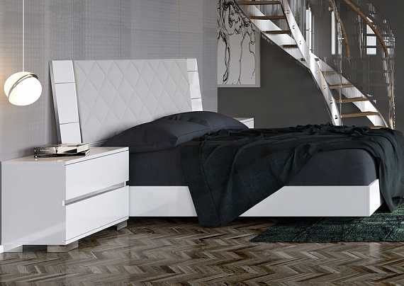 Кровать Dream White Rhombus 154*203