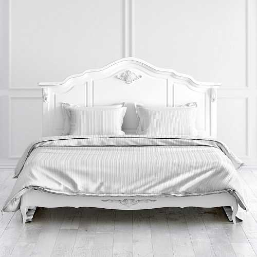 Кровать с деревянным Romantic Silvery Rome 180*200