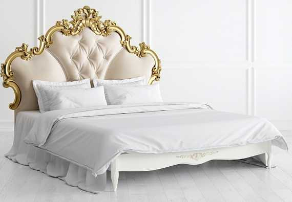 Кровать 180*200 Romantic gold R568D-K02-GG-B01
