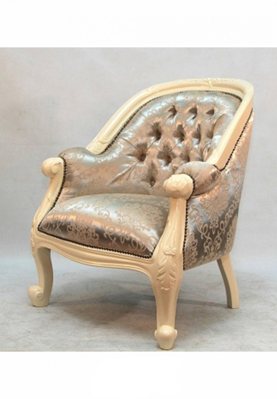 Купить Кресло Махагон MK-CH01/1ST. (ivory)