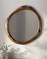 Настенное зеркало "Арагон" gold