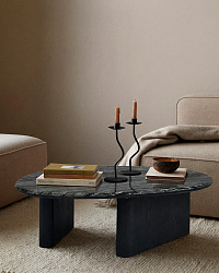 Чёрный кофейный столик "Эктор"