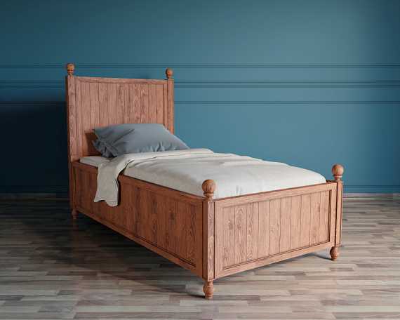 купить кровать palermo natural 90*190
