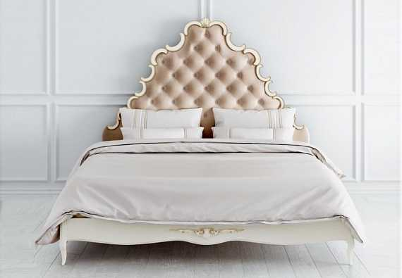 Кровать с мягким изголовьем 160*200 Atelier gold, беж.